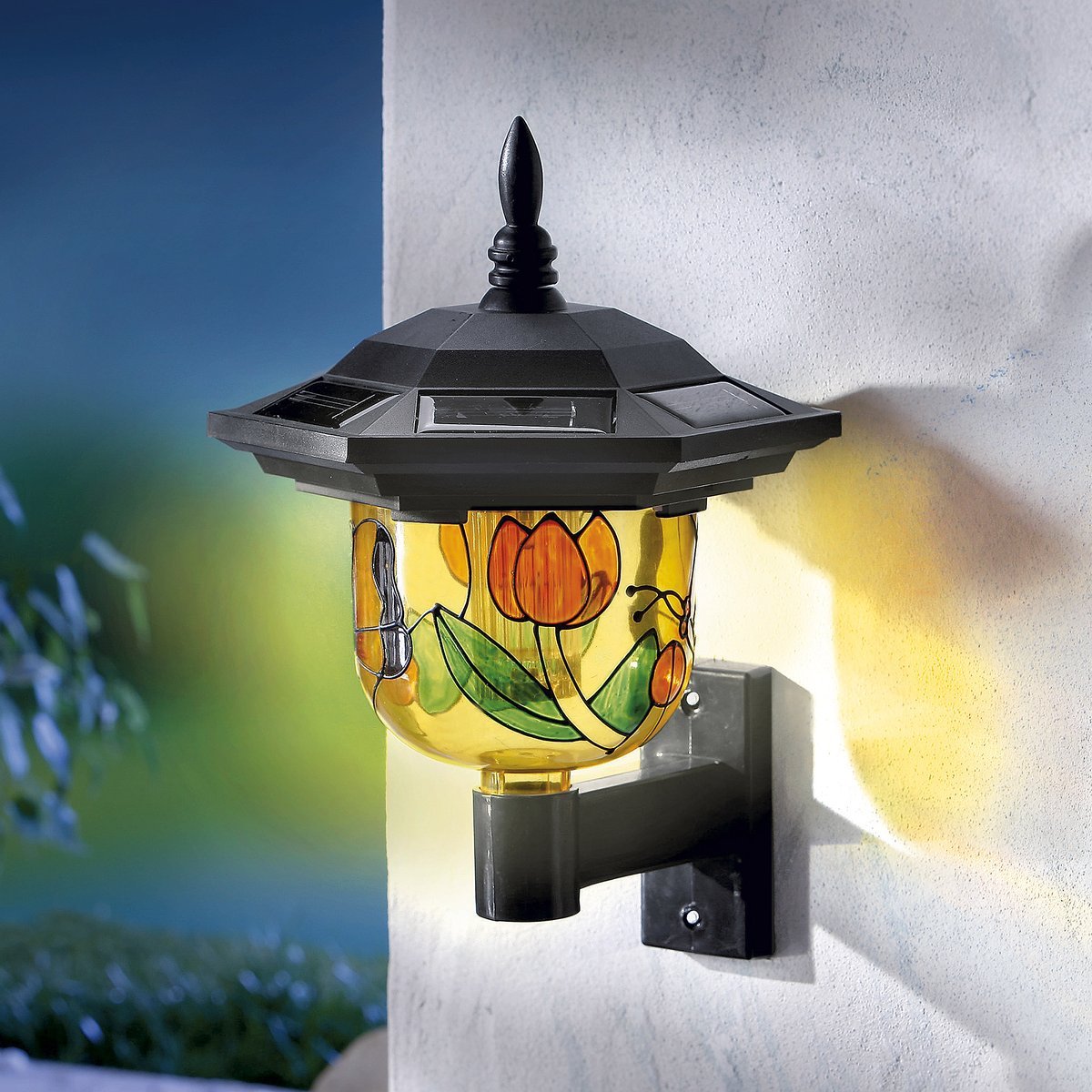 Solar wandlampe Solar wandlampe