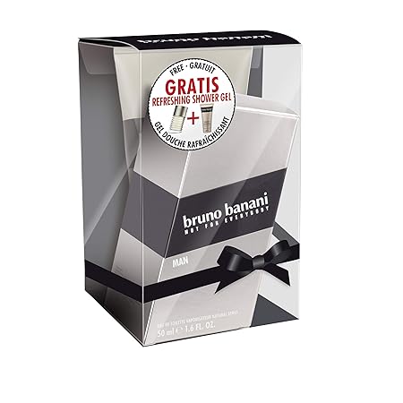 Bruno Banani Man Duftset Eau de Toilette 50ml + Showergel 150ml, 1er Pack (1 x 200 ml)