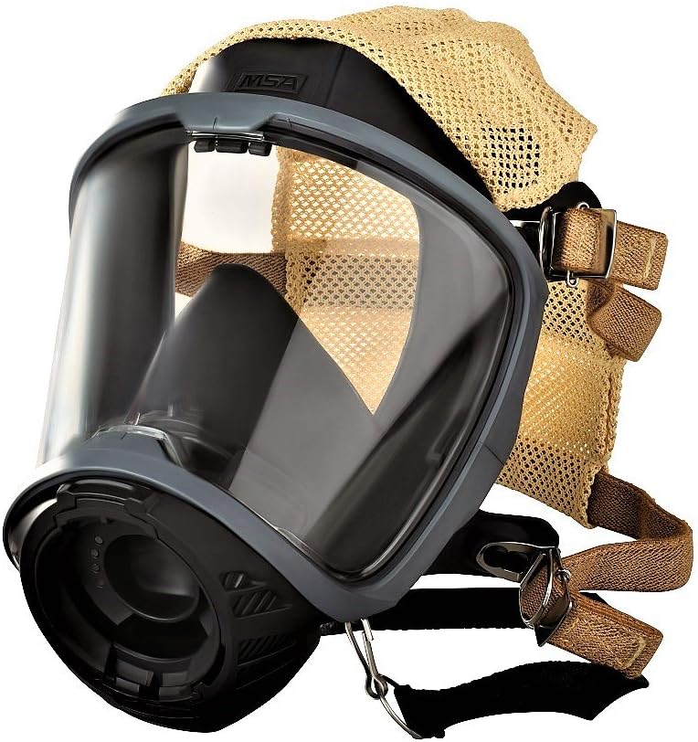 MSA 10156459 Facepiece, G1, Fire Service, Nose Cup with 4 Point