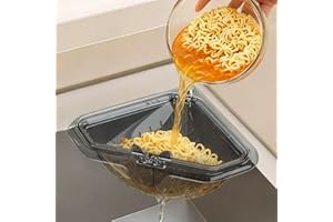 Magnetic Sink Strainer Basket, Triangle Sink Drainer Basket for Food Strainer or Storage Rack
