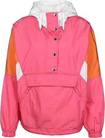 tommy jeans colorblock popover jacket