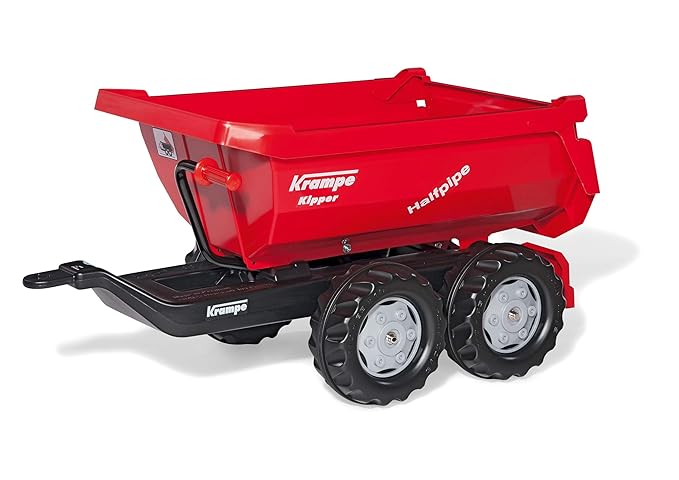 Rolly Toys Anhänger rollyHalfpipe Krampe (Zweiachsenanhänger mit Kippfunktion, für Kinder von 3 – 10 Jahre geeignet) 123230