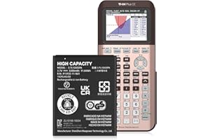 HUAENG TI-84 Plus CE Battery, 3200mAh Replacement Battery for Texas Instruments TI-84 Plus CE, TI Nspire CX II, TI Nspire CX CAS II, Part No 3.7L1200SPA, New Upgraded P11P35-11-N01 Batteries