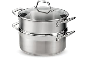 Tramontina Steamer Set Stainless Steel Induction-Ready 5 Quart, 80120/523DS