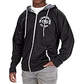 Zubaz NFL Men's Full Zip Raglan Hoodie with Viper Print Details (Small - 5X-Large)