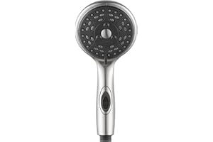 Dura Faucet Premium RV Handheld Shower Wand with Eco-Friendly On/Off Switch (Brushed Satin Nickel)