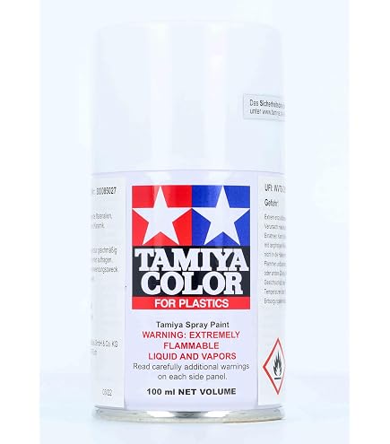 Amazon.com: TAMIYA USA TAM85007 Spray Lacquer TS-7 Racing White