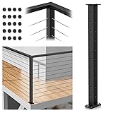 Gyykzz Corner Post Cable Railing