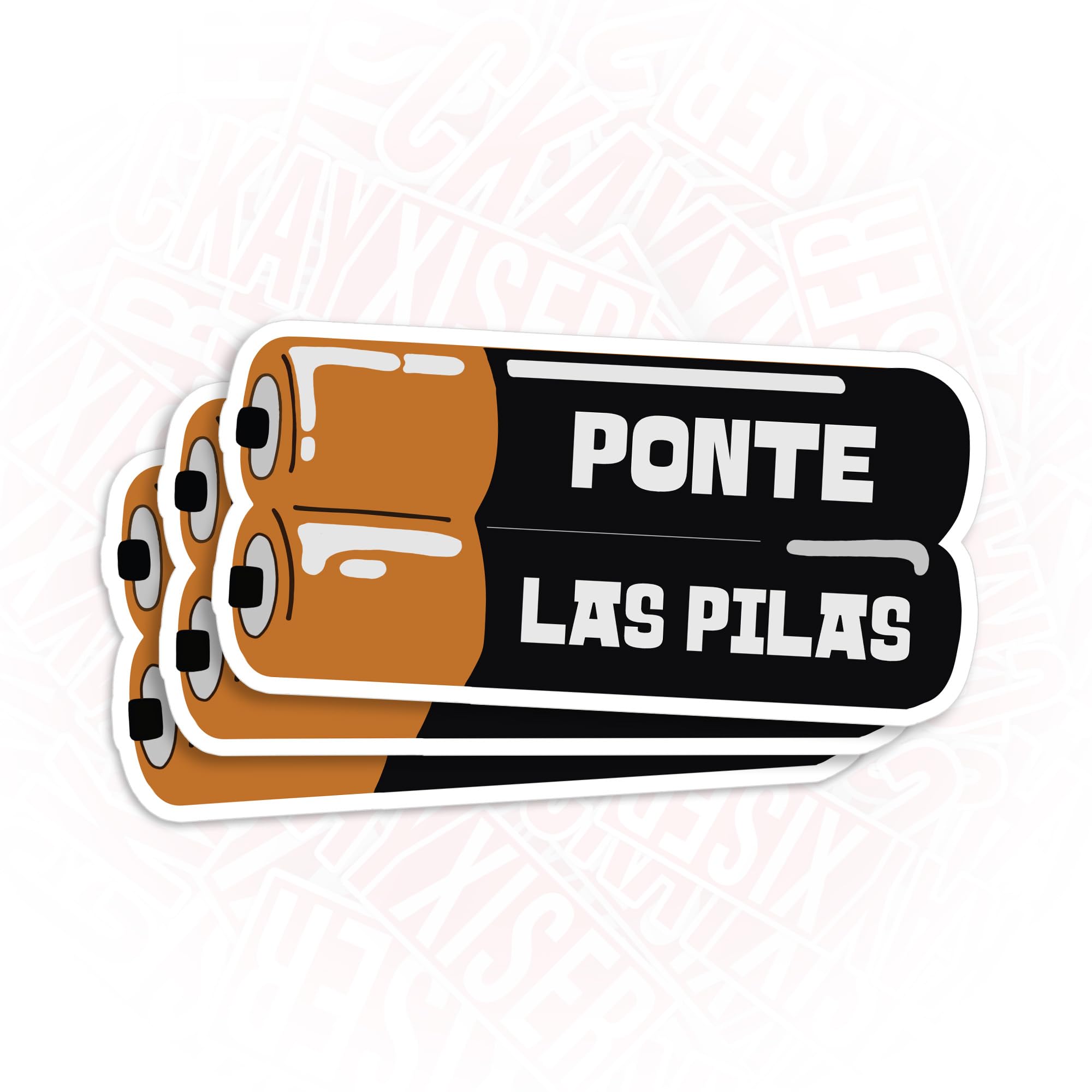 Photo 1 of (3Pcs) Ponte las Pilas Mexican Sticker Funny Ponte las pilas Stickers Mexican Phrases 2" Waterproof Die-Cut Vinyl Laptop Water Bottle Sticker Funny Birthday Gifts for Her Him 2 Inches