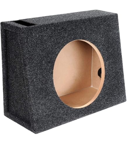 Ssl 10 Inch Sub Single 10 Sub Box 1.17 Cu Ft Q Power QBomb Single 10-Inch Vented ...