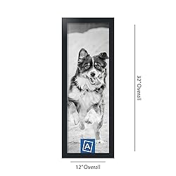 ArtToFrames 10x30 Inch Black Picture Frame, This