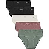 Organic Basics womens Flex Organic Cotton Hipster Underwear 5-pack