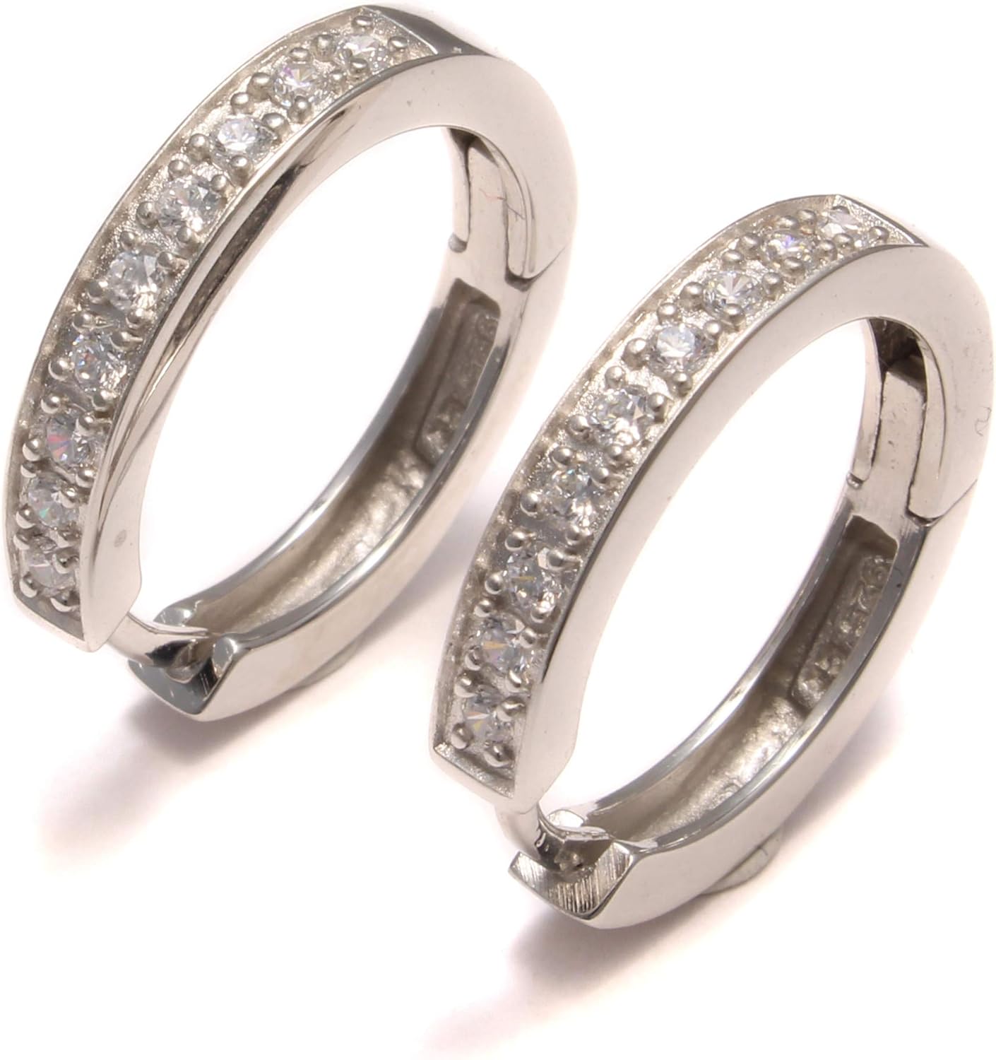 Orecchini Punto Luce Cipollina In Argento Con Zirconi 5 Mm | - La - Foto 13