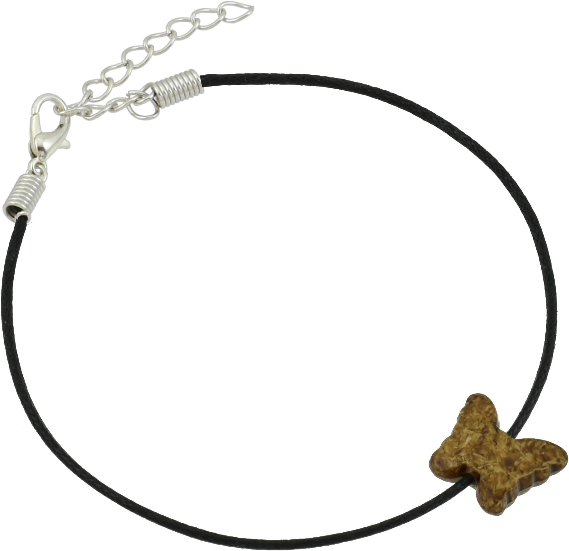 High Trendz Stylish Women's Black Thread Anklet With Charm