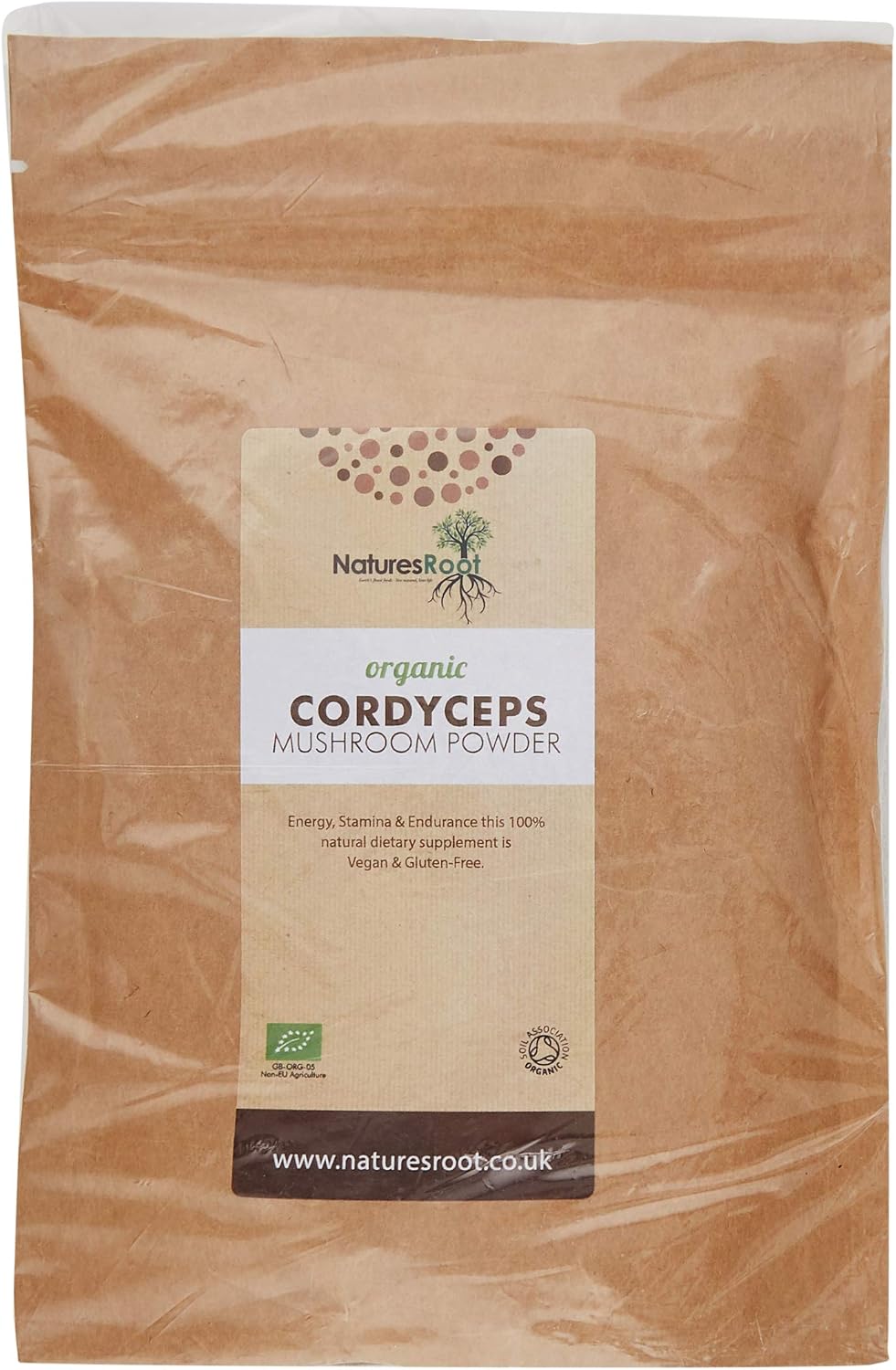 Natures Root Cordyceps Militaris Mushroom Powder 200g, 200 g (Pack of 1)