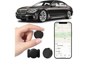 VOTLIK No Subscription Mini GPS Tracker for Vehicles Work with Find My(iOS Only) Magnetic Case Real Time Tracker Tag Hidden Car Location Tracking Device Global Coverage No Monthly Fee or SIM Card Required