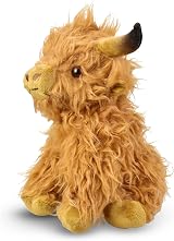 CREJOHY Highland Cow Plush Toy 11in Soft Fluffy Cuddly Bear Kids Gift view 3