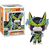 Funko POP! Dragon Ball Z #759 - Perfect Cell Glow in The Dark ECCC 2020 Shared Exclusive