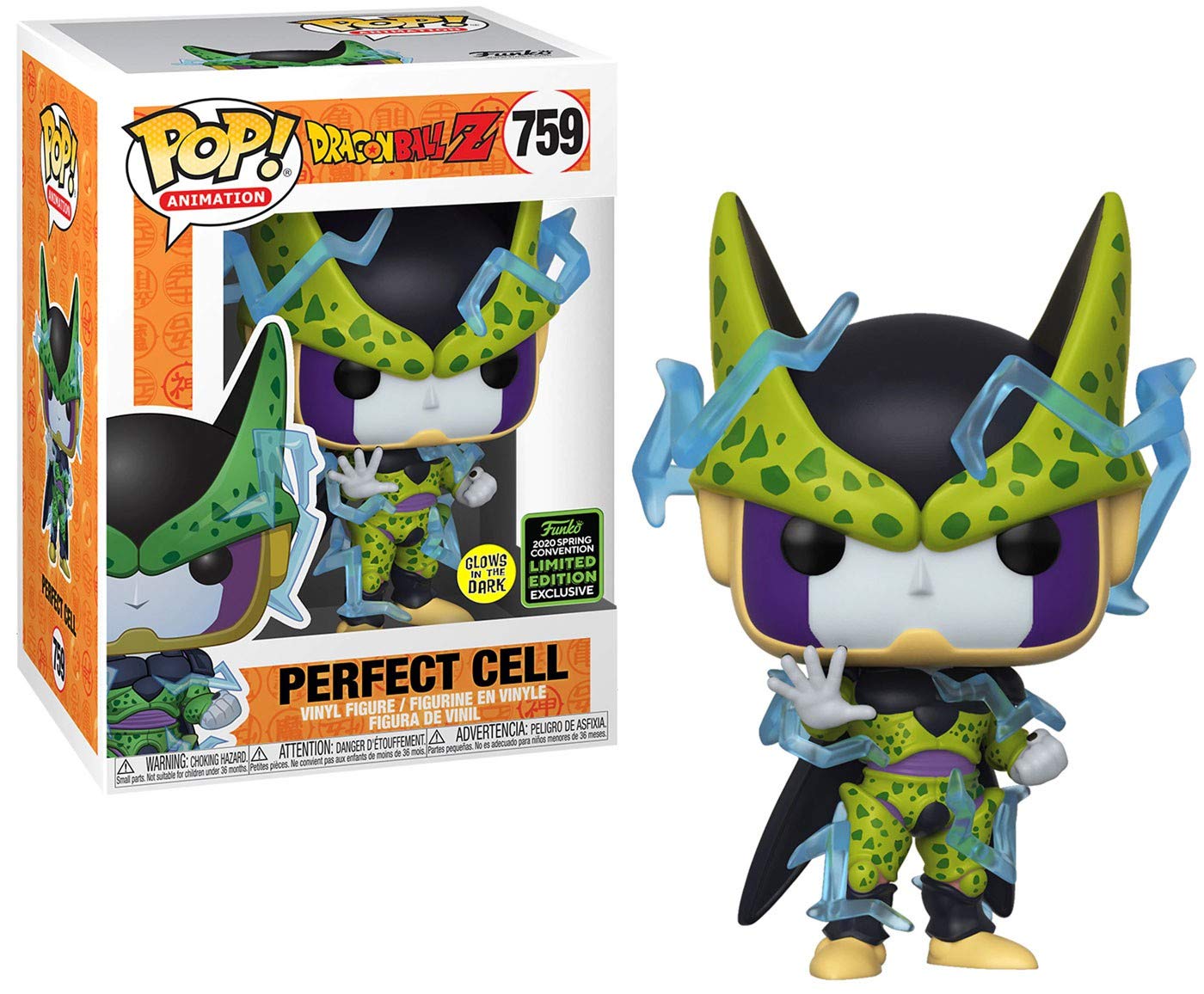 Funko Pop Dragon Ball Z - Perfect Cell Glow in The Dark (2020 Spring Convention Exclusive)