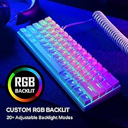 RK ROYAL KLUDGE RK61 60% Mechanical Keyboard with