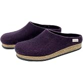 Stegmann Women's Essenz Wool Clog with Cork Footbed | Seamless Merino Wool Construction | Supportive Cork-Latex Arch Footbed | Spacious Toe Box | Indoor/Outdoor Wear