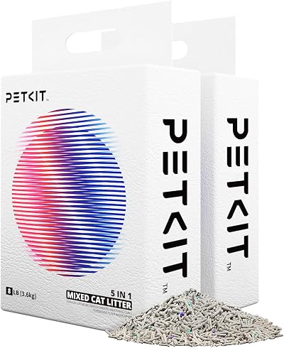 PETKIT Premium Clumping Cat Litter 14L 5 in 1 Mix Multi-Cat Low Dust
