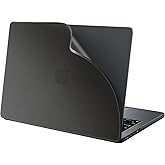 BlueSwan for MacBook Pro 16 inch Case, 2026-2021 M4 M3 M2 M1, Anti-Scratch Flexible Protective Laptop Cover with Grippy Matte Texture, Slim and Easy Installation, Frosted Black
