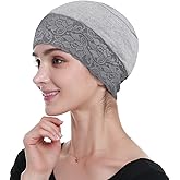 Lace Beanie Sleep Caps Head Coverings for Women Hair Loss