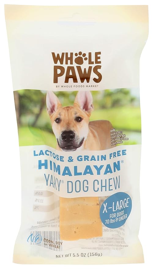 Whole Paws Lactose & Grain Free Cheese Dog Chew, XLarge
