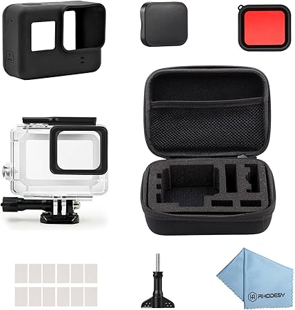 Amazon ロデシー Rhodesy Gopro Hero7 6 5 Hero対応18in1 アクセサリーセット 防水ハウジング 保護ケース ウェアラブルカメラ用ケース 通販