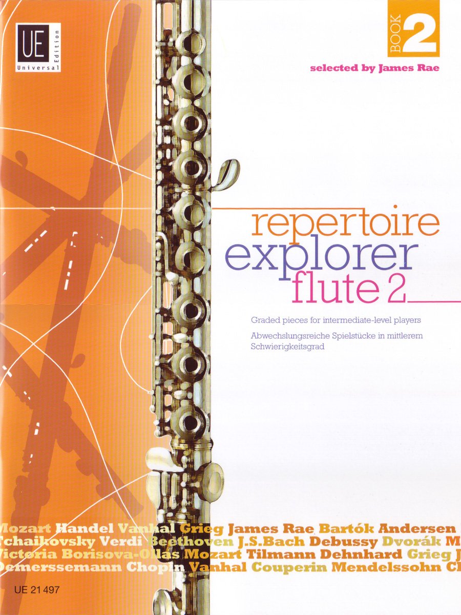 Repertoire Explorer Volume 2: Abwechslungsreiche Spielstücke in mittlerem Schwierigkeitsgrad. Band 2. für Flöte solo oder Flöte und Klavier.