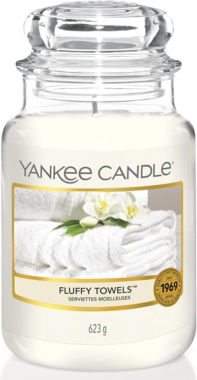 Yankee Candle Fluffy Towels Large Jar 150 Hour Burn Time