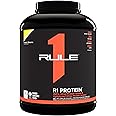 Rule One Proteins R1 Protein - 25g Fast-Acting, Super-Pure 100% Isolate and Hydrolysate Protein Powder with 6g BCAAs (5 Pounds*, Frozen Banana)