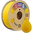 OVERTURE PLA Filament 1.75mm PLA 3D Printer Filament, 1kg Cardboard Spool (2.2lbs), Dimensional Accuracy +/- 0.02mm, Fit Most FDM Printer (Yellow)