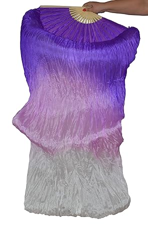 Tanzschleier-Fächer Aus Seide - Leicht & Elegant Für Bauchtanz Und Performance