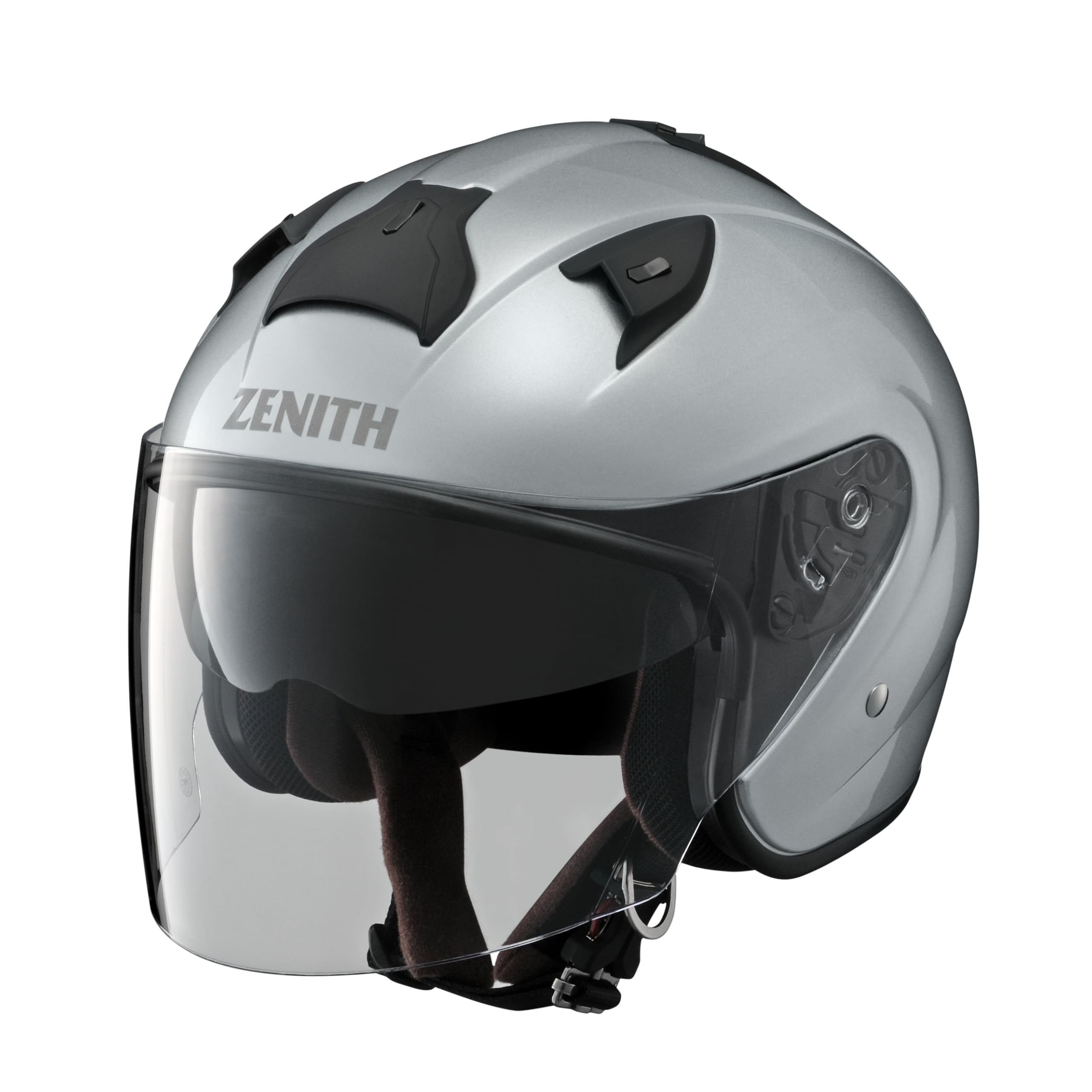 ヤマハ(Yamaha)バイクヘルメット ジェット YJ-14 ZENITH サンバイザーモデル 90791-2279L クリスタルシルバー L (頭囲 58cm~59cm)商品画像