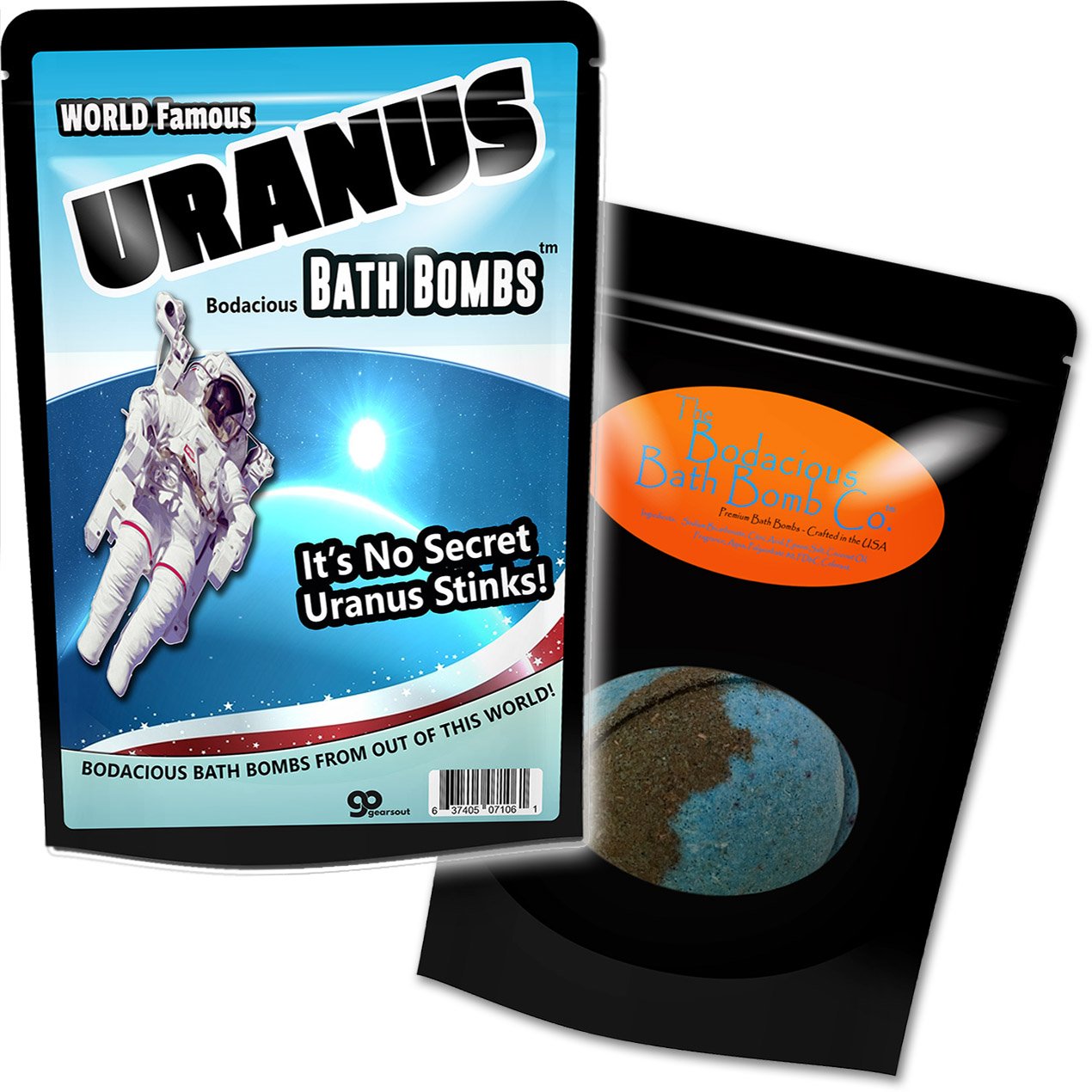 Uranus Bath Bombs Xl Fizzers Funny Space Gags For Teen Boys Weird Gags For Men Uranus Jokes Stocking Stuffers For Friends Fun White Elephant Ideas