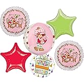 Anagram Birthday Party Supplies Strawberry Girl Shortcake Orbz 6pc Balloon Bouquet Decorations
