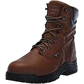 Timberland PRO Men's TiTAN 8 Inch Alloy Safety Toe Waterproof Industrial Work Boot, Cappuccino Brown-2024 NEW, 7.5W