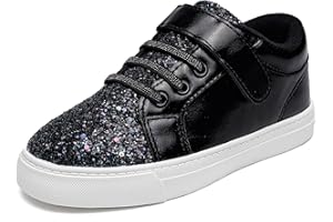 Nihaoya Baby First Walking Shoes Toddler Slip on Shoes Girls Princess Casual Sneakers Glitter Boy Running Tennis Footwear