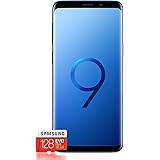 Samsung Galaxy S9 Smartphone BUNDLE (5,8 Zoll Touch-Display, 64GB interner Speicher, Android) - Coral Blue + Samsung EVO Plus 128GB Speicherkarte [Exklusiv bei Amazon] - Deutsche Version