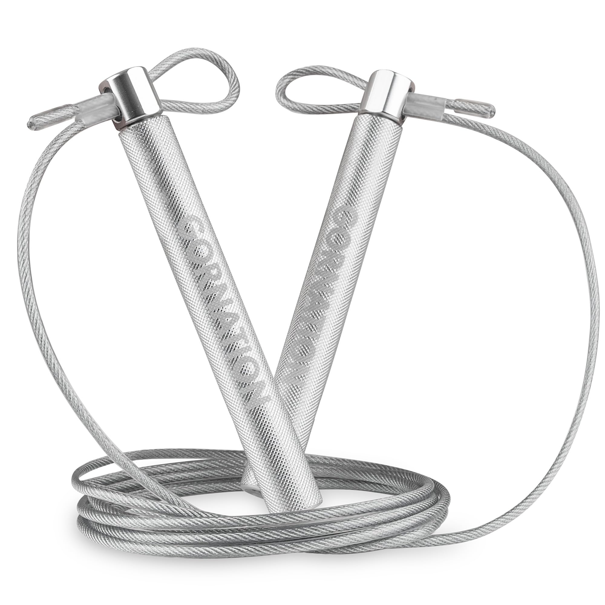 GORNATION Jump Rope, Adjustable Professional Skipping Rope with Ball Bearing, For Fitness, Boxing, Speed-Rope, with Non-Slip Handles & Aluminum Ropes