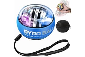 GENERIC Vital Wrist Ball, Gyro Torque Balls, Auto-Start Wrists Power Gyro Ball, Wrists Balls Exerciser, with Colorful LED Lighting for Strengthen Arms, Fingers, Bones and Muscles