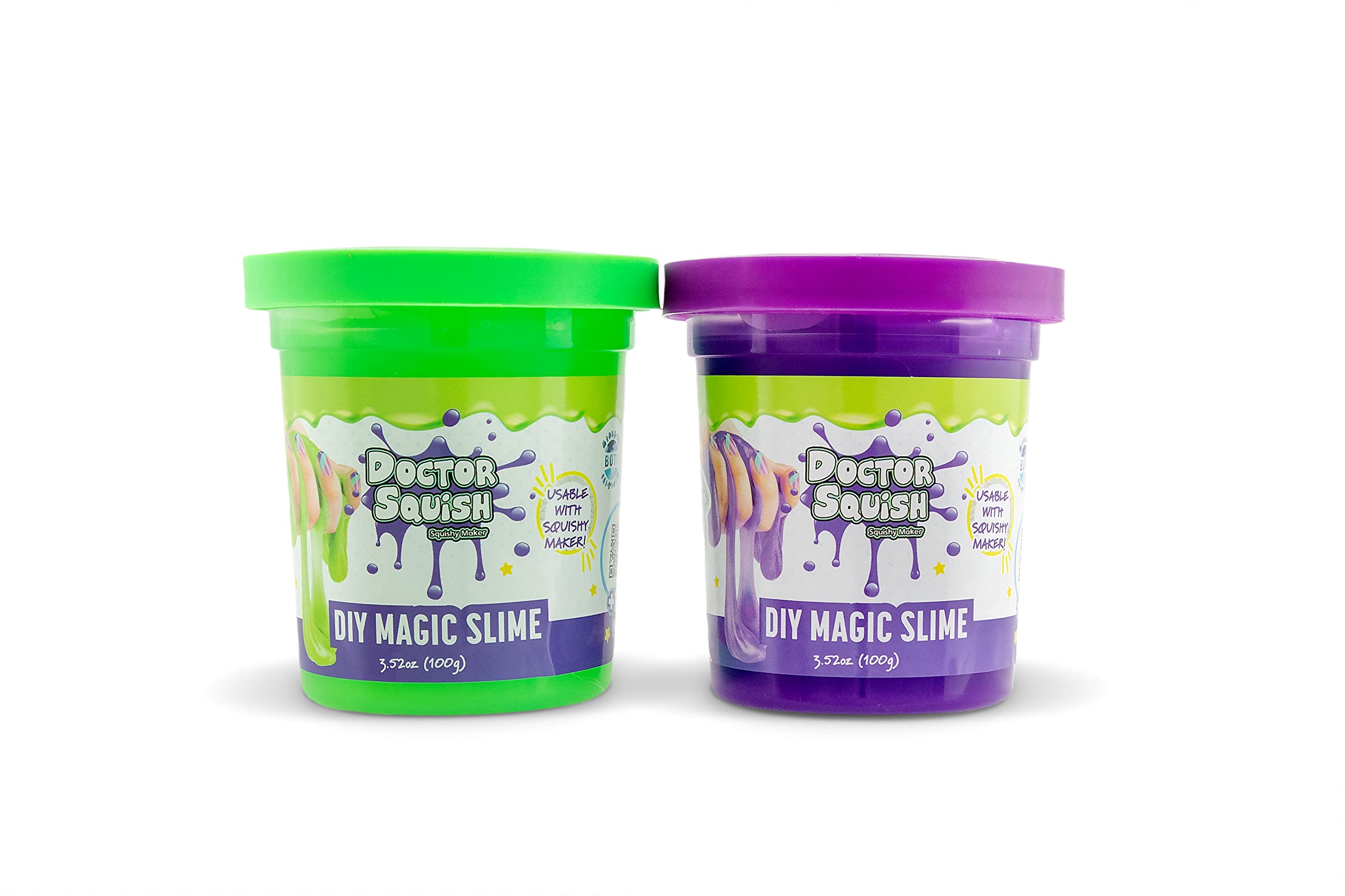 Doctor Squish - Magic Slime Blister Pack - Purple - 100 g