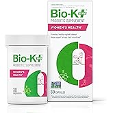 Bio K+ Women’s Health – Probiotic Supplement for Women Supports Vaginal & Urinary Tract Health with 2 Billion CFU 2 Strains, Vaginal Probiotics for Women – 30 Capsules