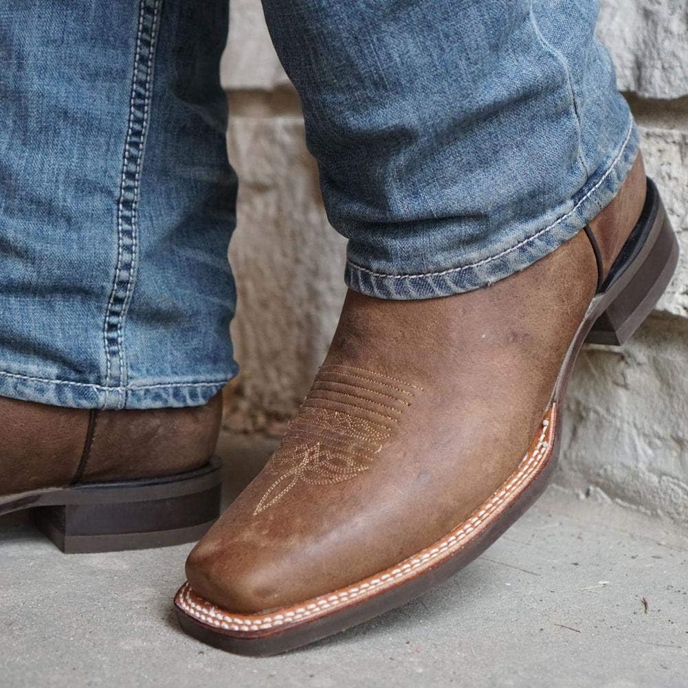 flat toed cowboy boots