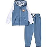 Hihosdor Toddler Boy Clothes Hooded Sweatshirts Pants Set Fall Winter Boys 3 Piece Outfits 2-6 Years