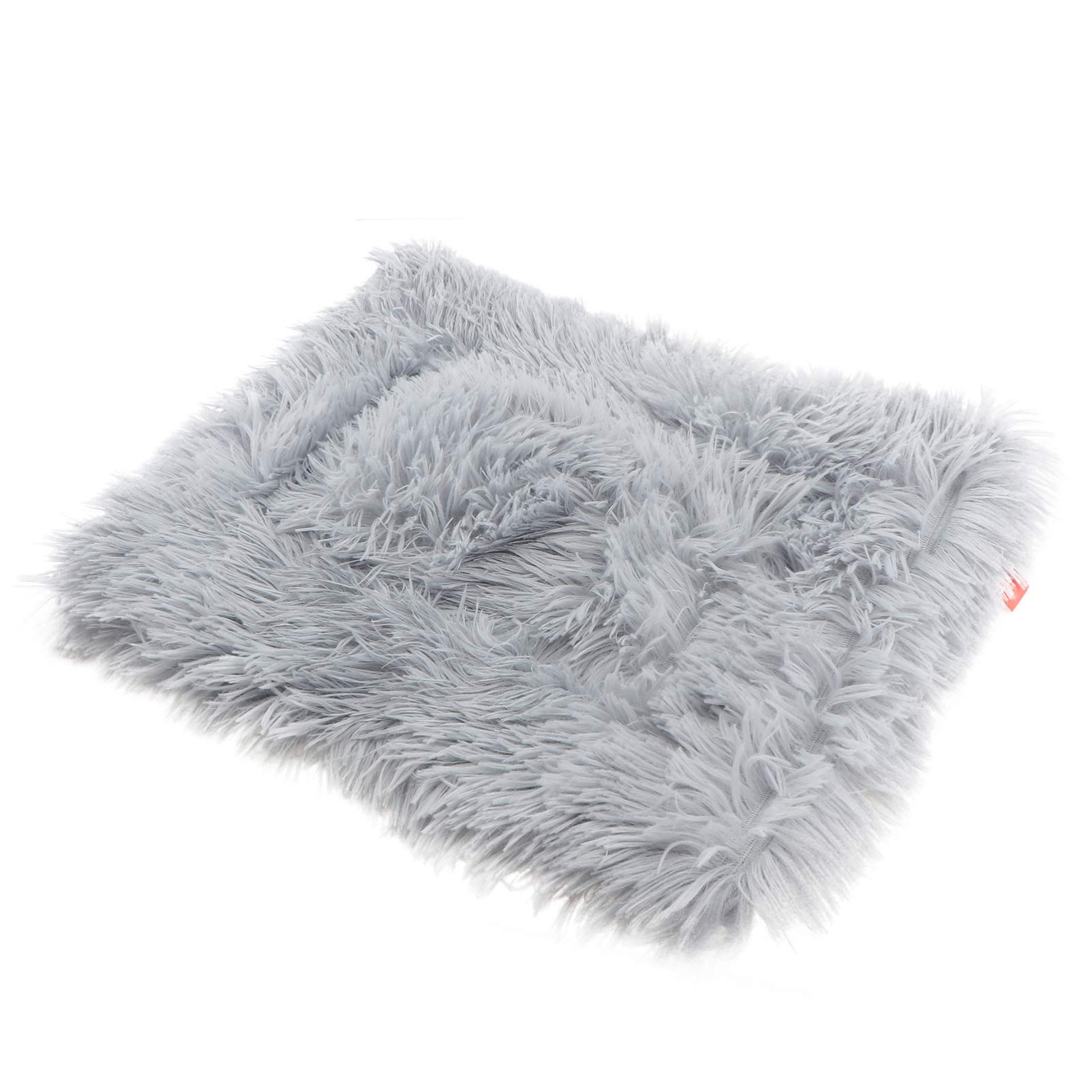 VILLCASE Cushions Pet Bed Mat,Comfortable Cat Sleeping Mat Puppy Seat Cushion Winter Cushion Plush Soft Washable Small Cat Dog Cushion Bed 40X30CM Grey Outdoor Cushions