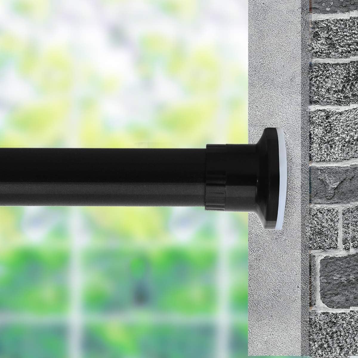MOYMO Room Divider Tension Curtain Rod, 4383 inch RustResistant and NonFall Down Curtain Rod