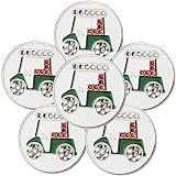 FINGER TEN Golf Ball Marker UK Flag 6 Pack Hat Clip Divot Tool Magnetic view 6